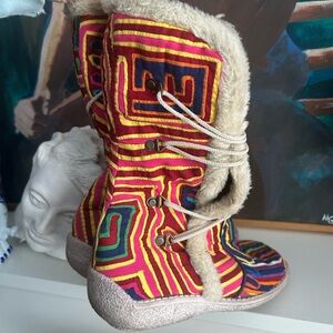 HOST PICK Handmade Women's Ankle Mola Lace Up Boots US Size 38 by Artemola